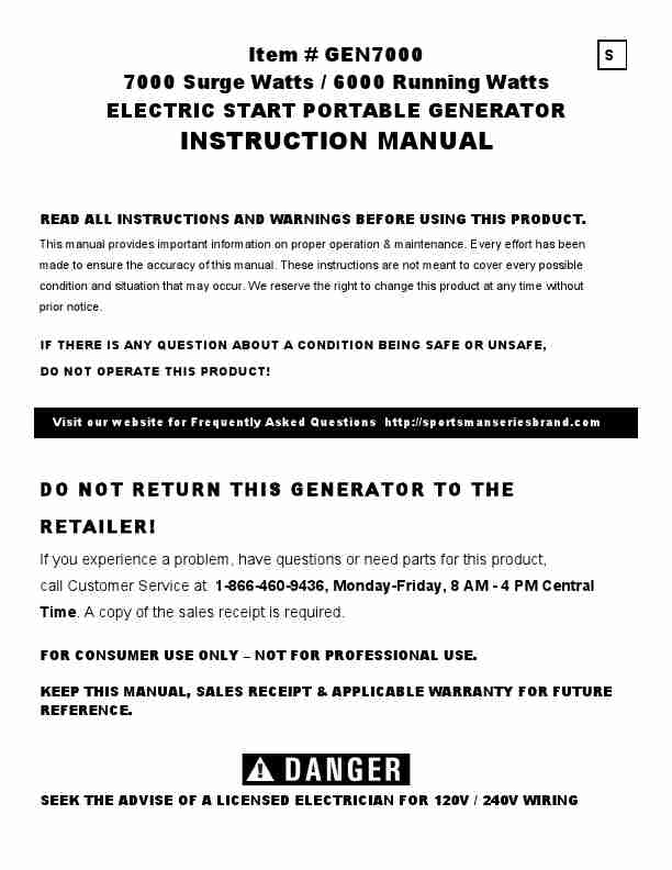 Flagstaff 7000 Watt Generator Manual-page_pdf